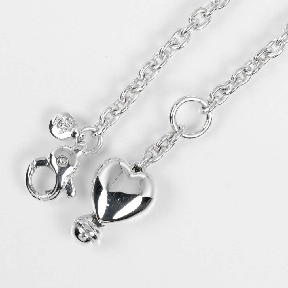 TIFFANY Authentic Silver Heart Charm Bracelet - Picture 4 of 7